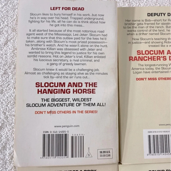 Vintage Jake Logan Action Western Romance Novels x4 - Picture 10 of 14